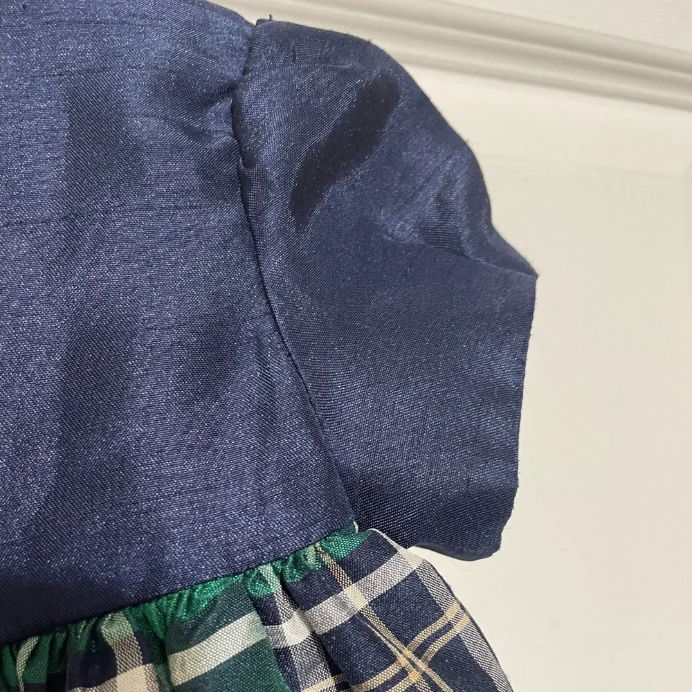 Gymboree Plaid Green Dress Size18-24Months